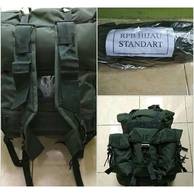 Tas ransel Korea TNI| Tas RPB Hijau army