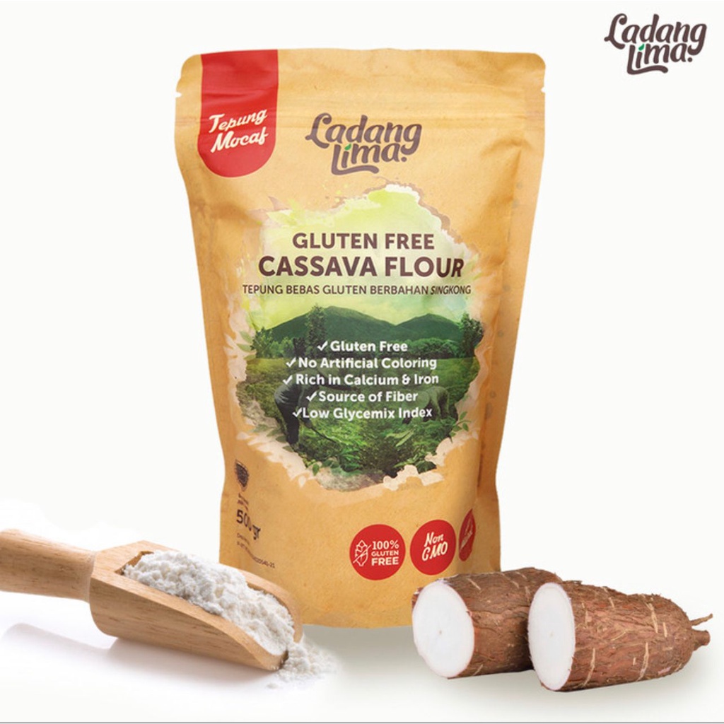 

Tepung Singkong Ladang Lima (all purpose cassava flour)