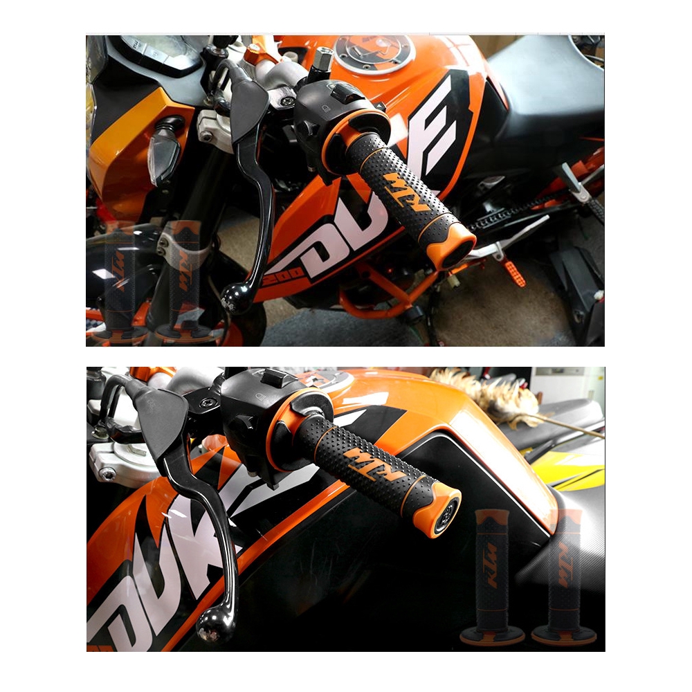 Grip Stang Motor Ktm Duke990 125 / 200 / 390 Cf400 Bahan Karet Gel