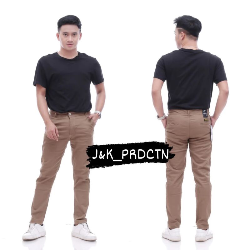 CHINOS PANTS TWILL STREET CELANA BAHAN PRIA KEKINIAN DAN FORMAL