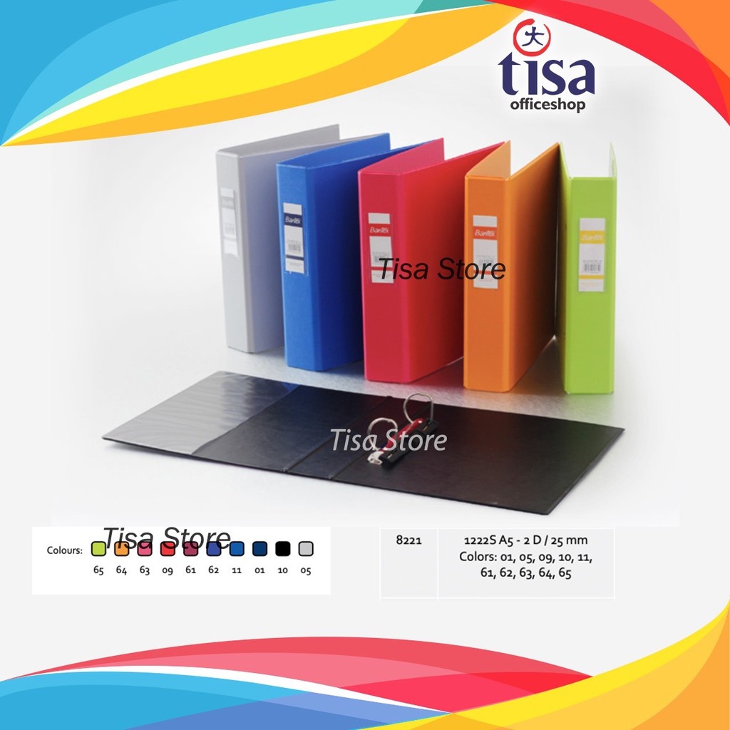 

Bantex Ring Binder 8221 A5 [2D 25mm]