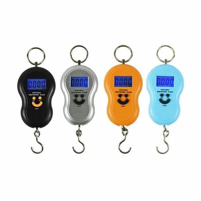 Timbangan Gantung Mini Digital Portable Electronic Scale Smile Travel