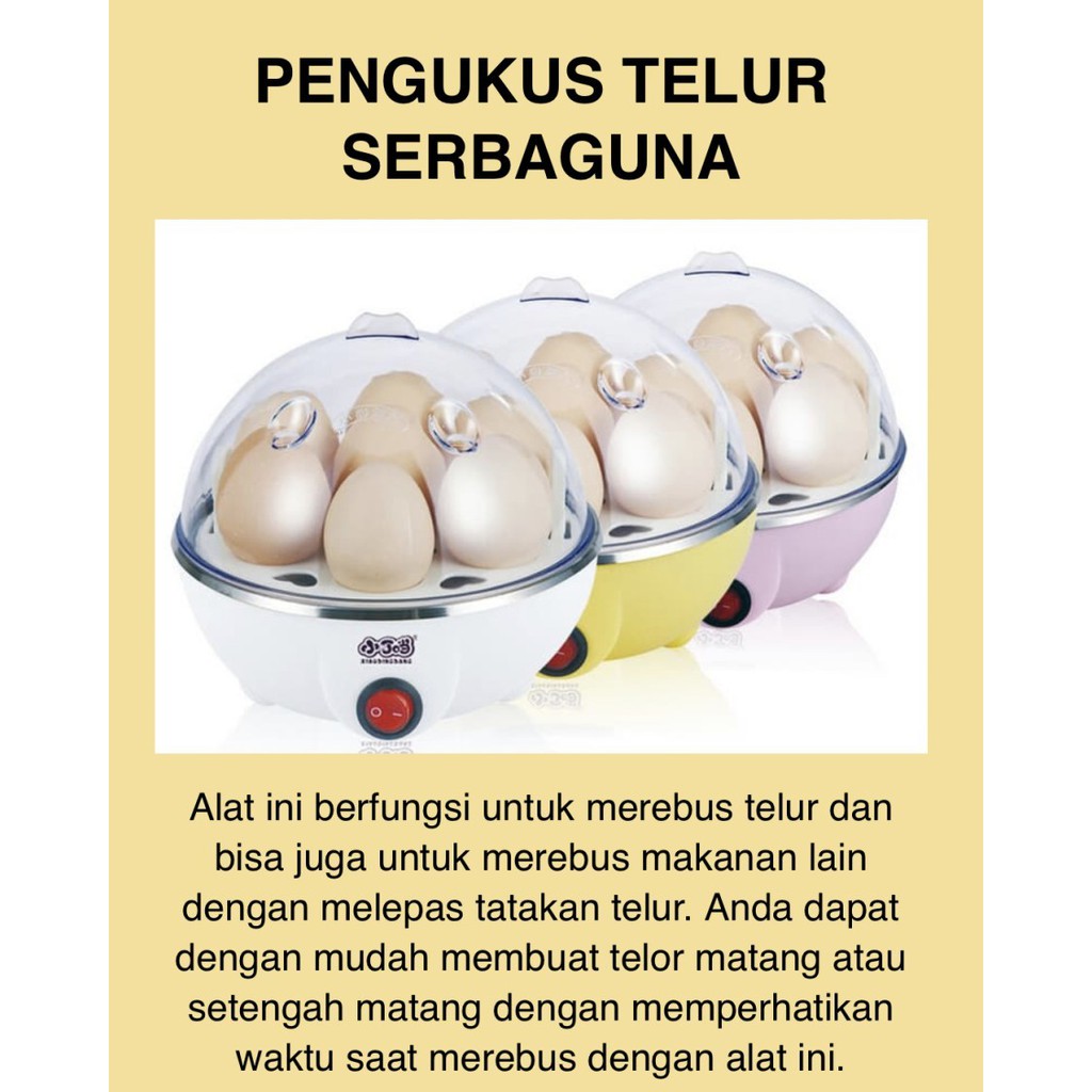 Pengukus Telur Serbaguna