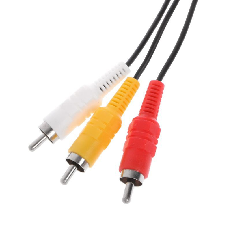 CRE  1.8M/6FT RCA Audio Video AV Stereo Composite Adapter Cable For Sega Dreamcast