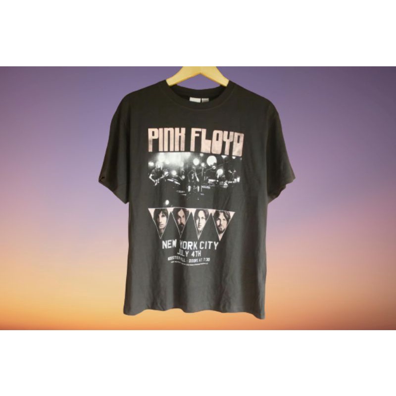 T-Shirt H&M Pink Floyo Pria&Wanita Original