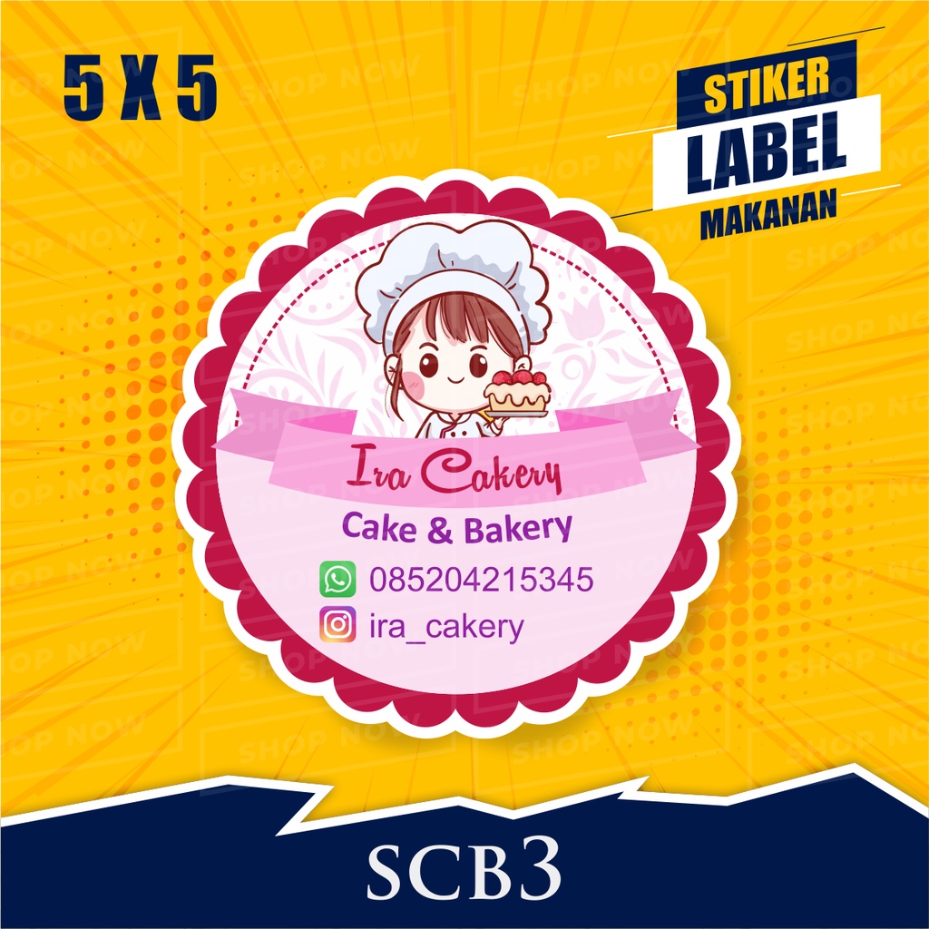 

Cetak Stiker Label Makanan dan Minuman