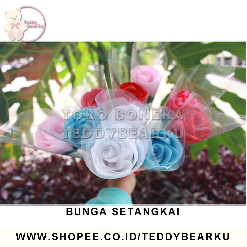 BUNGA SETANGKAI PINK SOFT