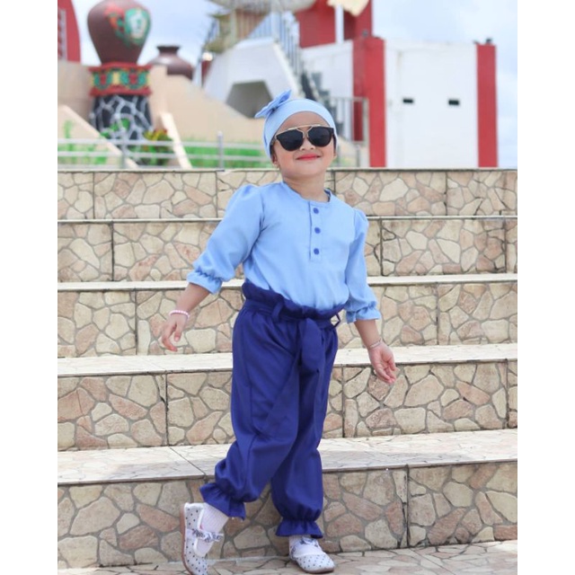 Setelan Celine FREE JEPIT PITA - BAJU ANAK UNIK