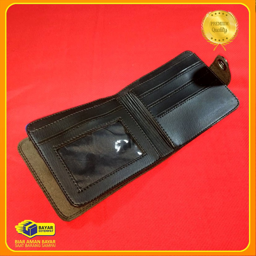 Dompet groisr Pria levis Model kancing pendek Cod