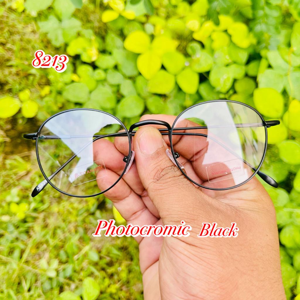 KACAMATA PHOTOCROMIC FRAME OPTIK FASHION VINTAGE OVAL BLUERAY - SPRING STYLE