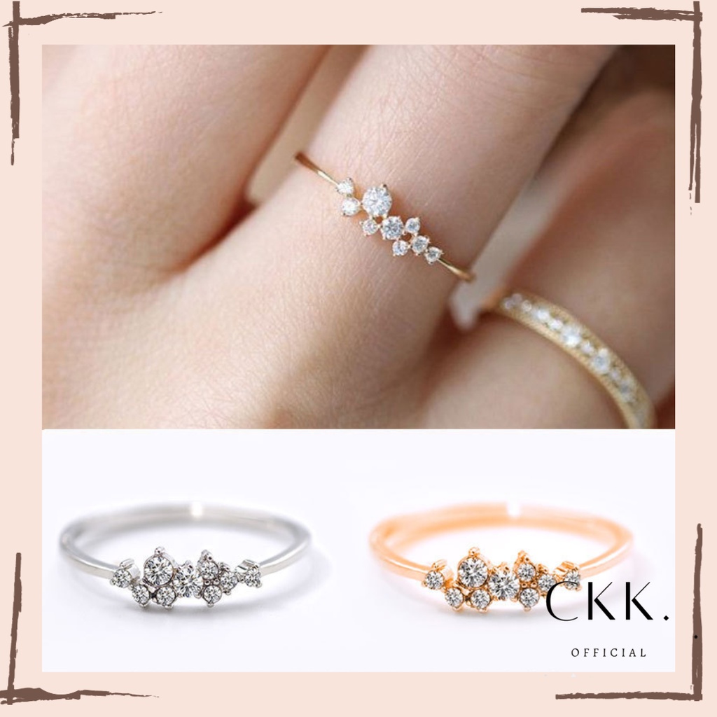 ➰CKK➰K36  Cincin Mutiara Simple Wanita