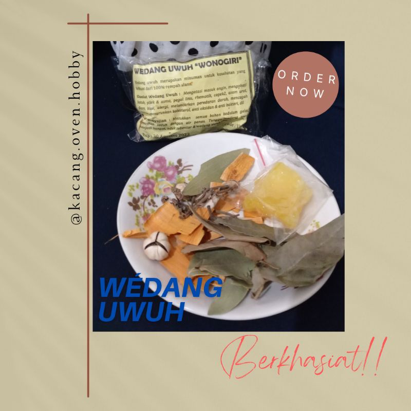 

WEDANG UWUH KHAS JOGJA 100% REMPAH ASLI ( 1SLOP ISI 10BKS)