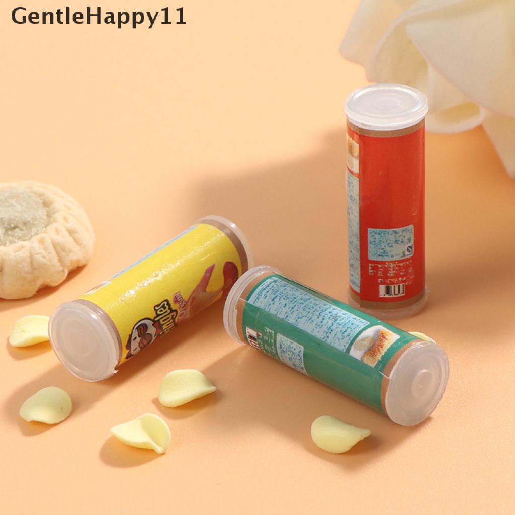 Gentlehappy 1 set / 3 pcs Miniatur Botol Keripik Kentang Untuk Dekorasi Rumah Boneka