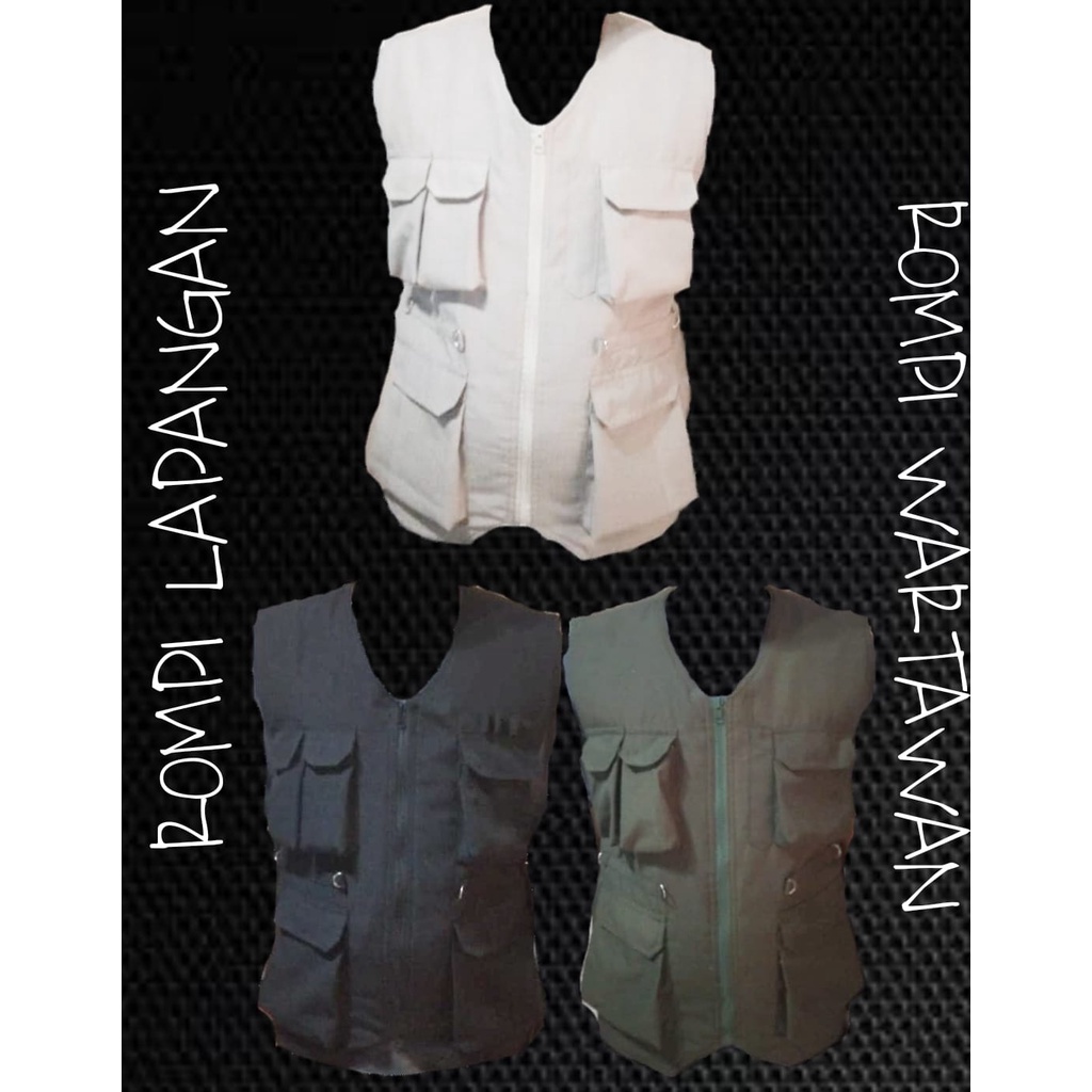 TERBARU rompi jurnalis / lapangan