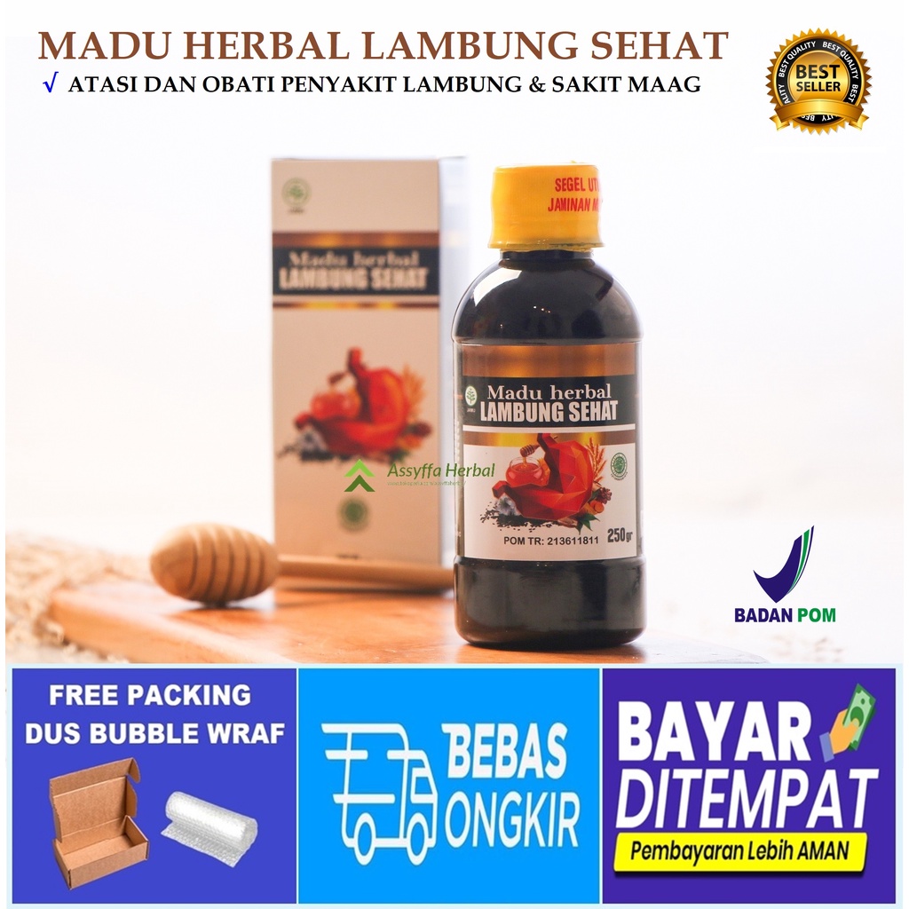

MADU HERBAL UNTUK ASAM LAMBUNG, SAKIT MAAG, PERUT KEMBUNG