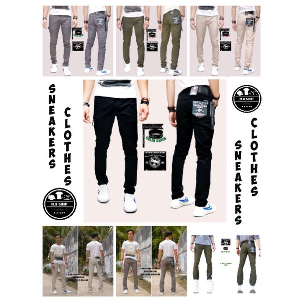 Celana Chino Skiny Orlen denim original / Chino pria / celana chino