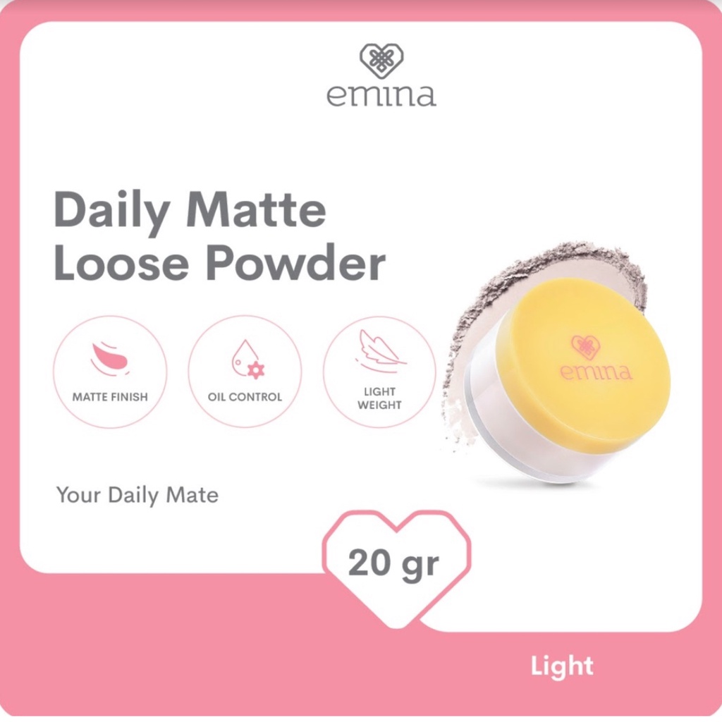 ⭐️ Beauty Expert ⭐️ Emina Daily Matte Loose Powder | Bedak Tabur