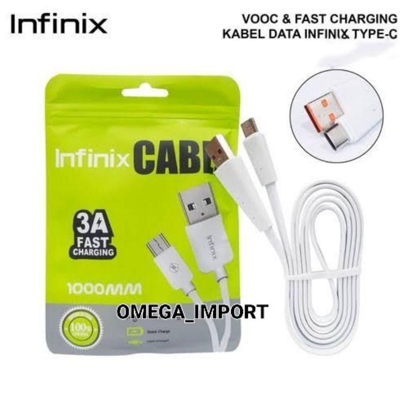 (OM) Kabel Data Infinix Fast Charging 3.0A Usb TYPE-C