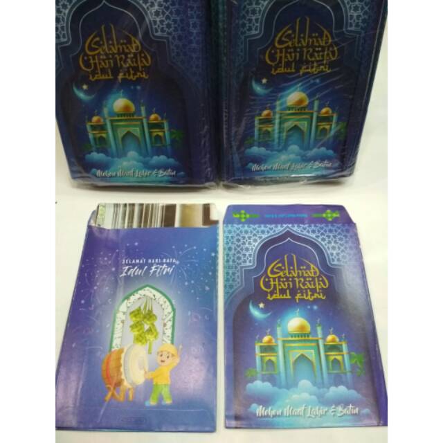 

Angpao isi 100 pcs motif Mesjid Kubah Emas