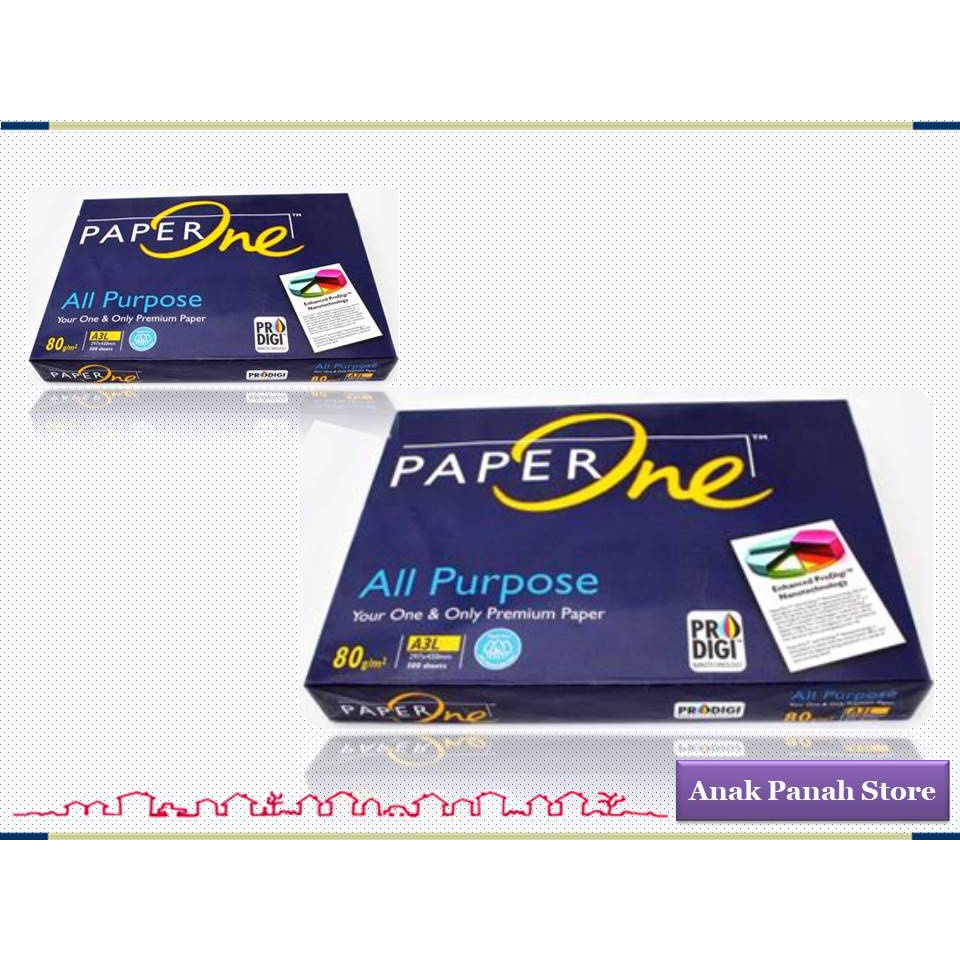 

Kertas HVS A3 80 gram Paper One