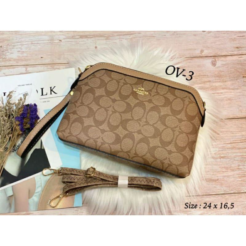 Handbag Oval Bisa Slempang /Tas Oval