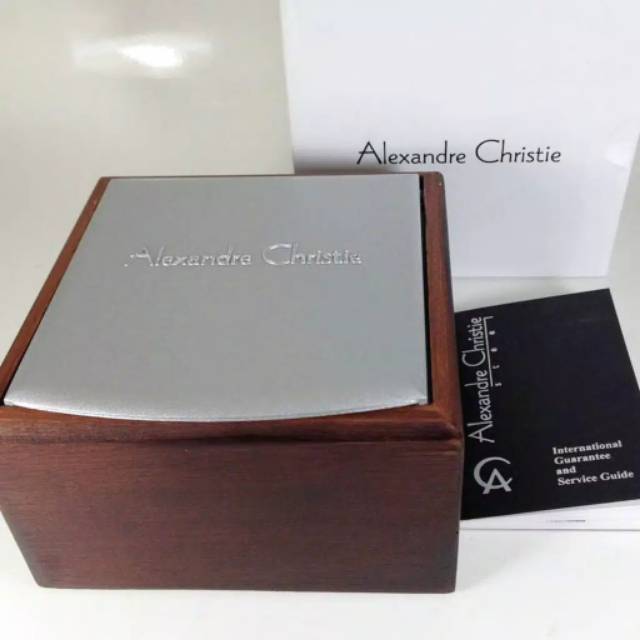 ALEXANDRE CHRISTIE AC 6410 AC6410 PRIA BLACK ROSEGOLD ORIGINAL