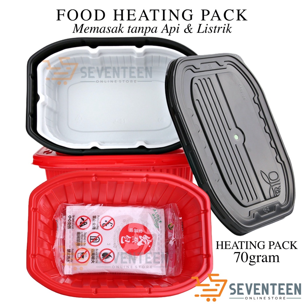 ALAT MASAK TANPA API DAN LISTRIK / HEATING PACK BOX PEMASAK MAKANAN INSTAN KOST TRAVEL PORTABLE