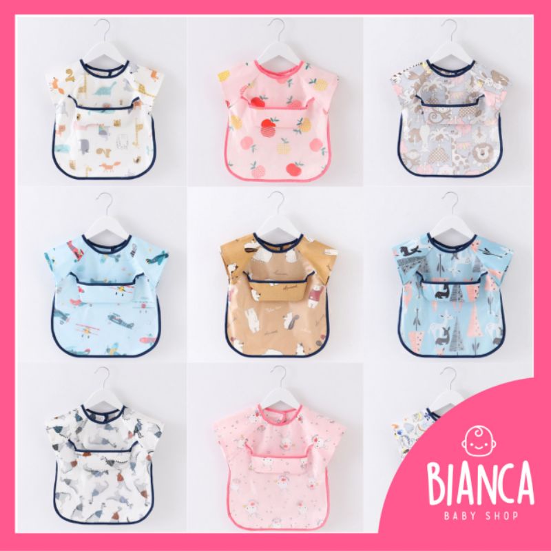 BIANCA - SIZE KECIL Bibs Lengan Pendek Motif Lucu