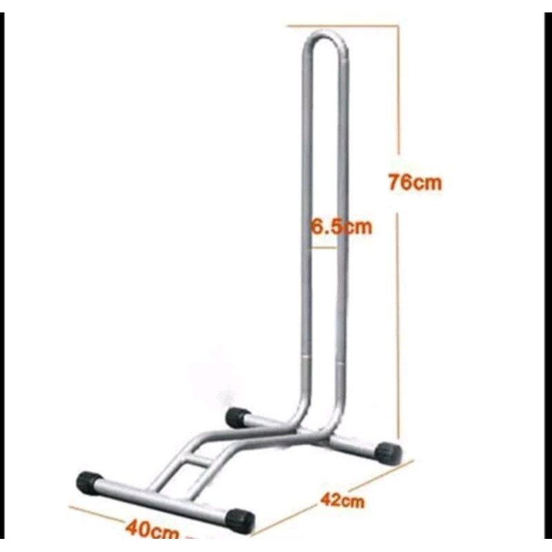 Stand Parking Sepeda Bicycle Racks Floor Standing Bike Display L149 Standar Lantai L Tripot Segitiga