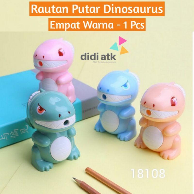 

Rautan Putar Dinosaurus / Sharpner Karakter Dino 1 Pcs