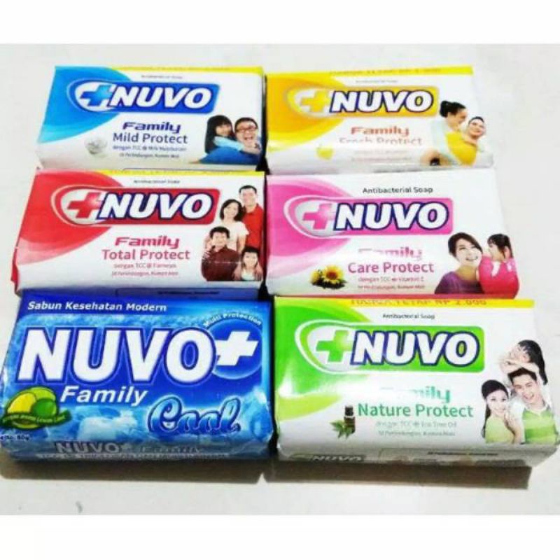 Nuvo Sabun Batang Original Biru