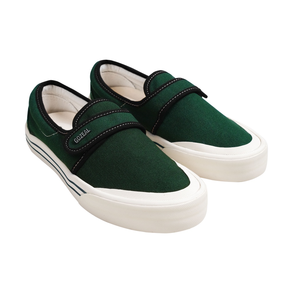 Gozeal | Shoes Slipon Velcro | Nagato Green