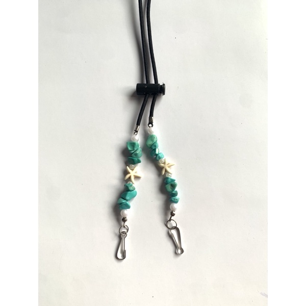 Konektor Masker Strap Mask 2in1 Mutiara Kristal-KSM 26