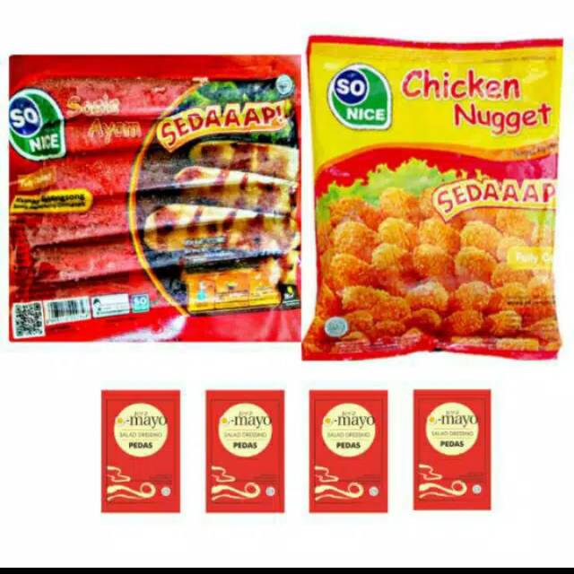 

Sosis + naget