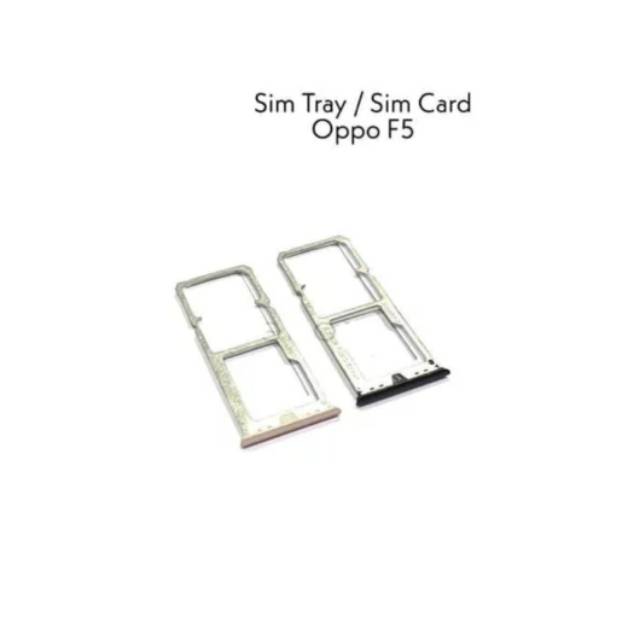 Simtray Slot Sim Card Oppo F5 Original