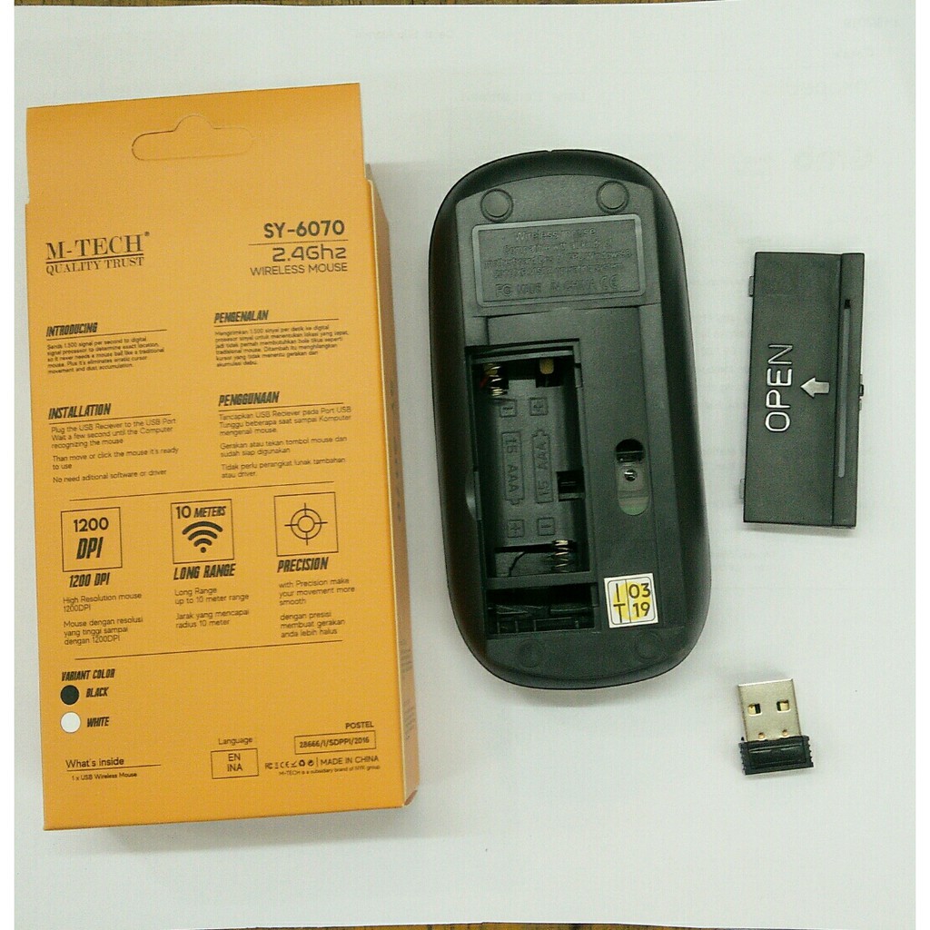 Trend-Mouse Wireless Slim SY-6070