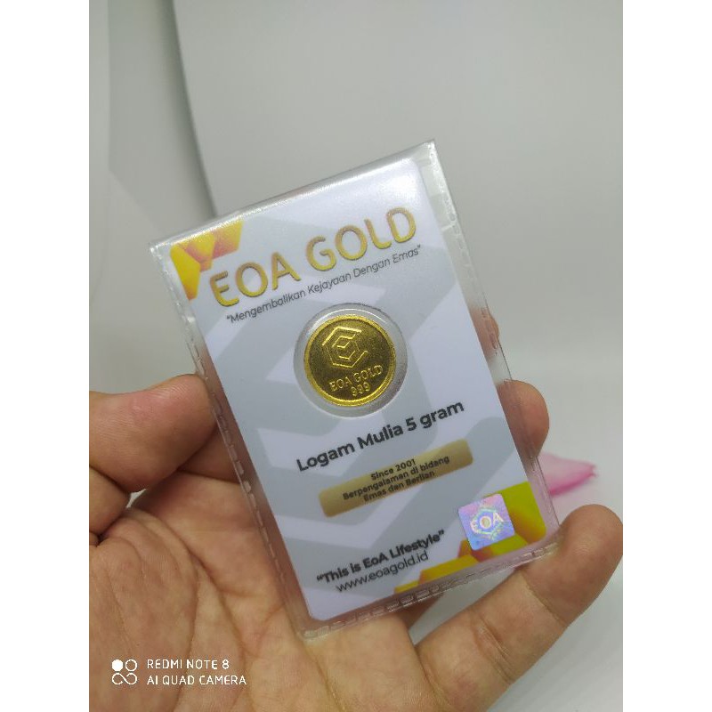 Emas Murni Emas Batangan Logam Mulia EOA Gold 5 gram