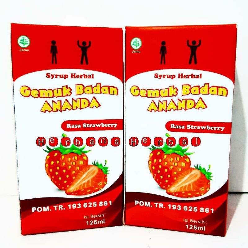 

Syrup madu gemuk badan ananda rasa perisa strawbri 125 gr