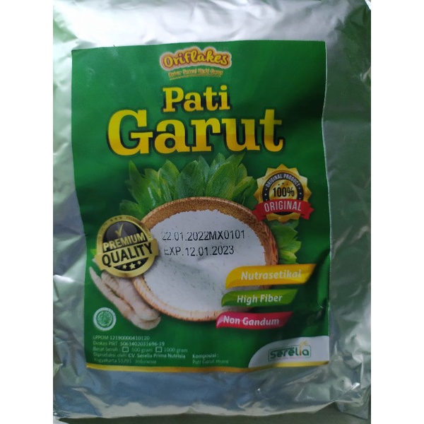 Pati Garut Oriflakes 500 Gram | Tepung Pati Garut Oriflakes 500 Gram