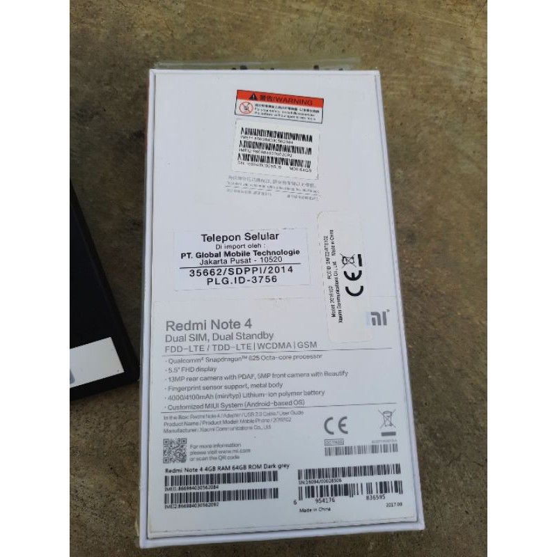 Xiaomi Redmi Note 4X 4/64 Black Second
