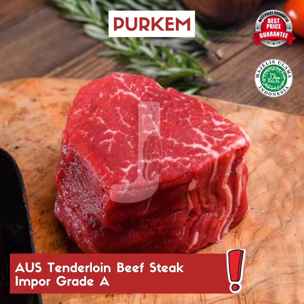 

AUS Tenderloin Beef Steak Impor Grade A - Puri kembangan