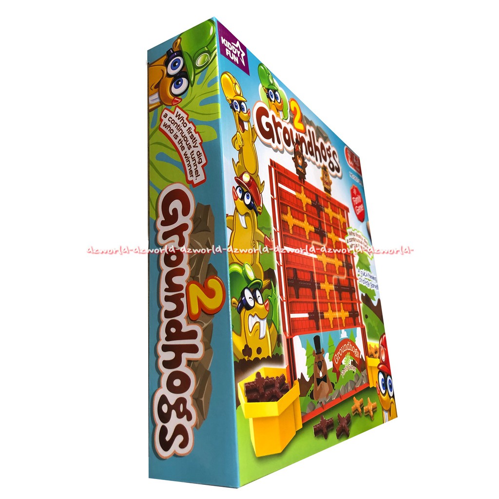 Kiddy Fun Groundhogs 2 Family Game Mainan Zigzag