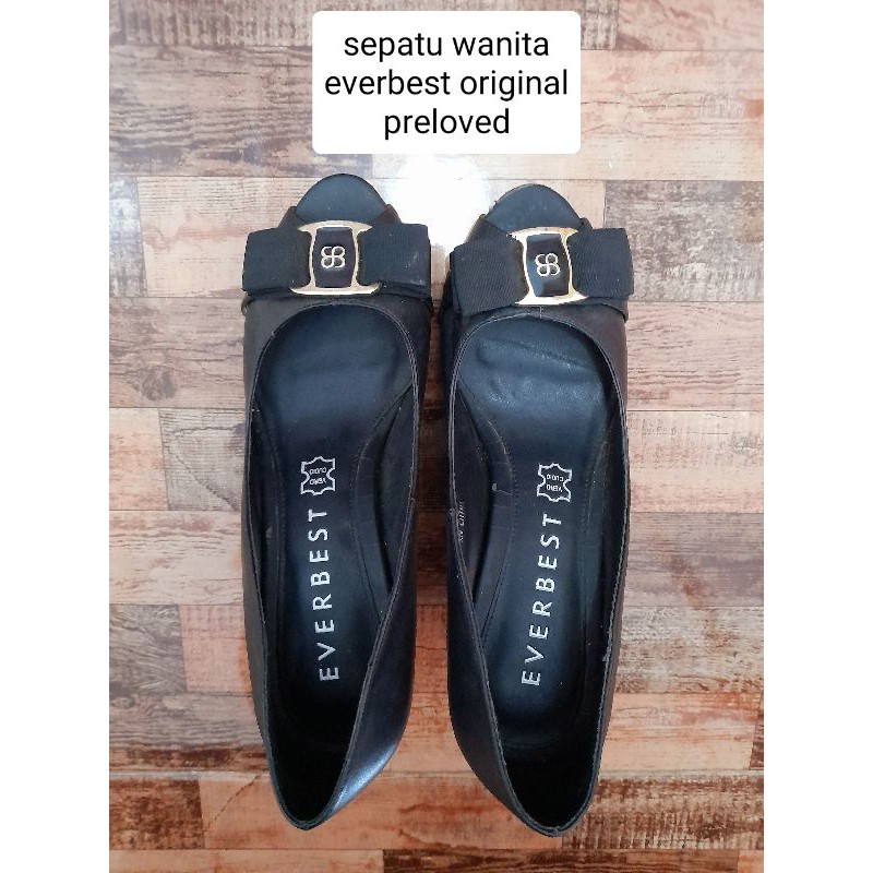 sepatu wanita everbest original preloved