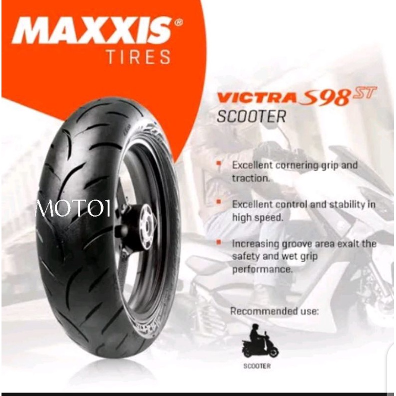 BAN BELAKANG NMAX/ PCX 160/ ADV 160 UPSIZE  -  MAXXIS VICTRA S98ST 150/60-13 TUBELESS