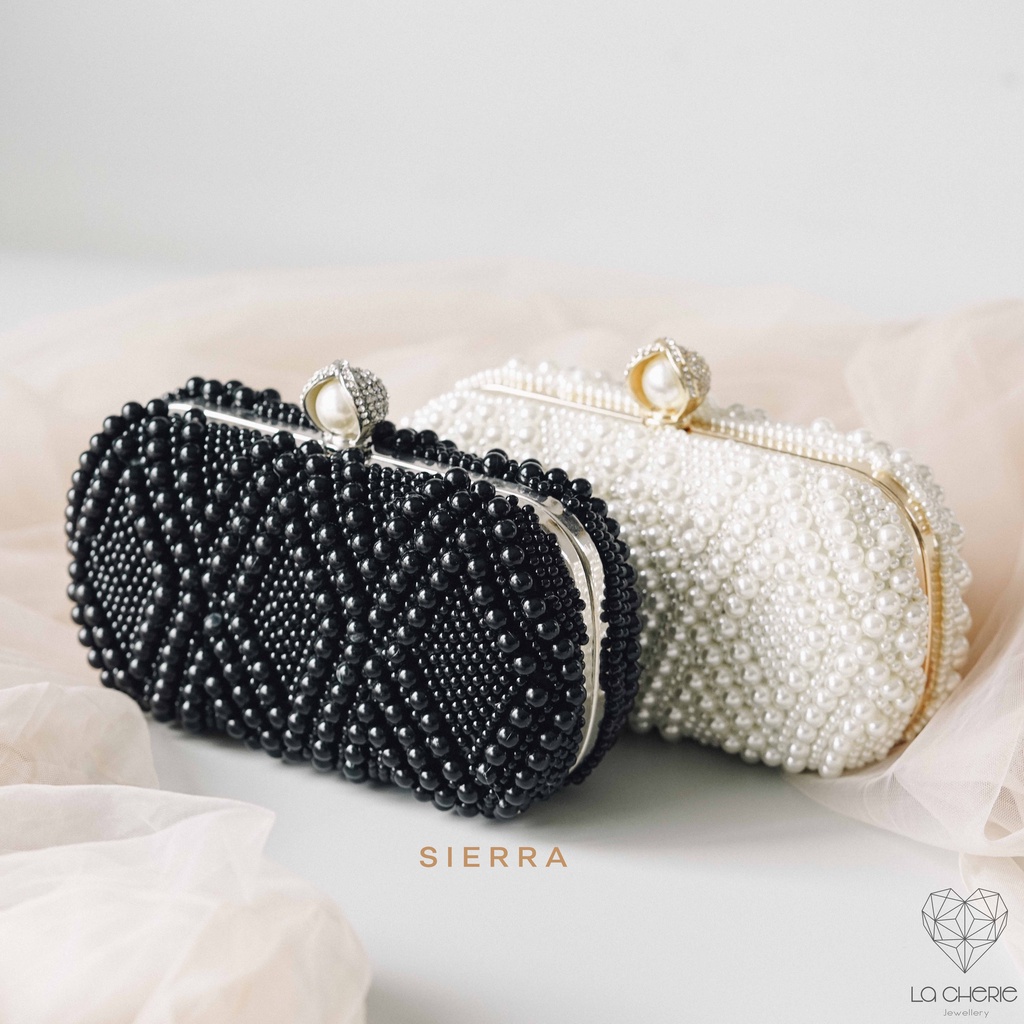 La Cherie Sierra Clutch Bag Tas Pesta Mutiara Wanita