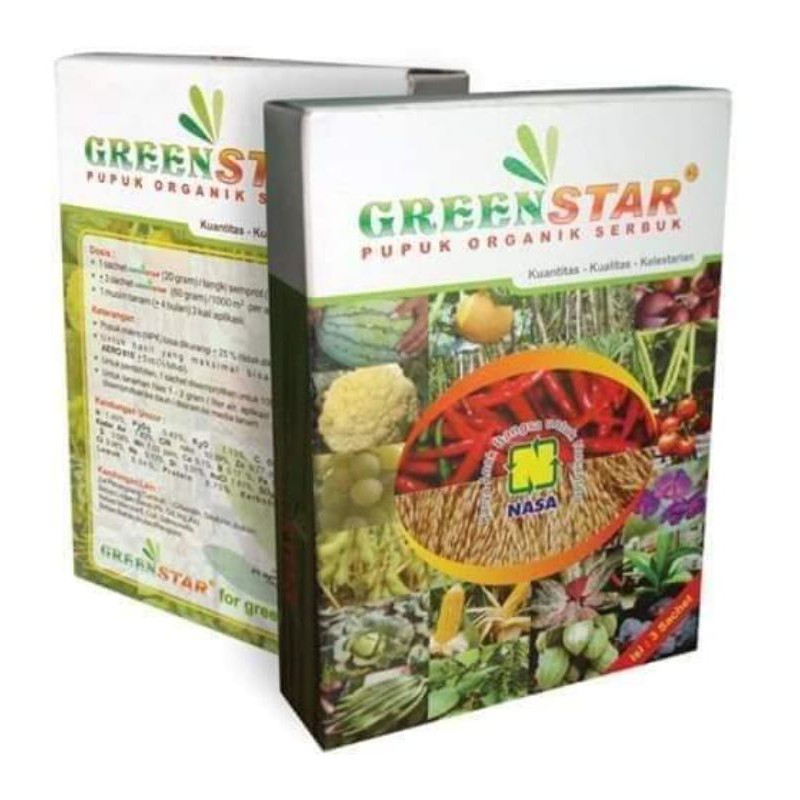 Pupuk GREENSTAR NASA - Pupuk Pertanian Organik Nasa - Agen Nasa Medan