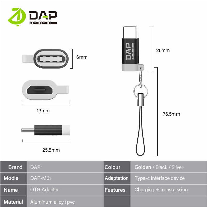 Converter Micro To Lightning DAP M02-L Konektor Micro To Lightning