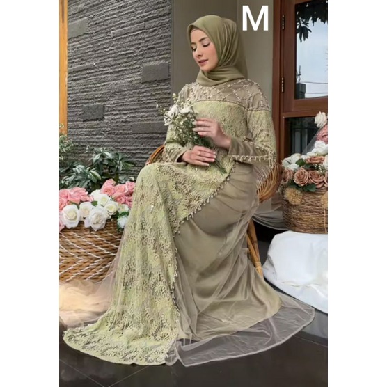 Madinah Luxury dress OLIVE M by javina official