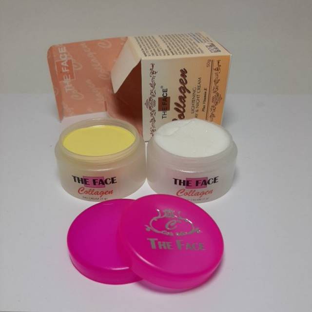 CREAM COLLAGEN THE FACE SIANG MALAM BPOM