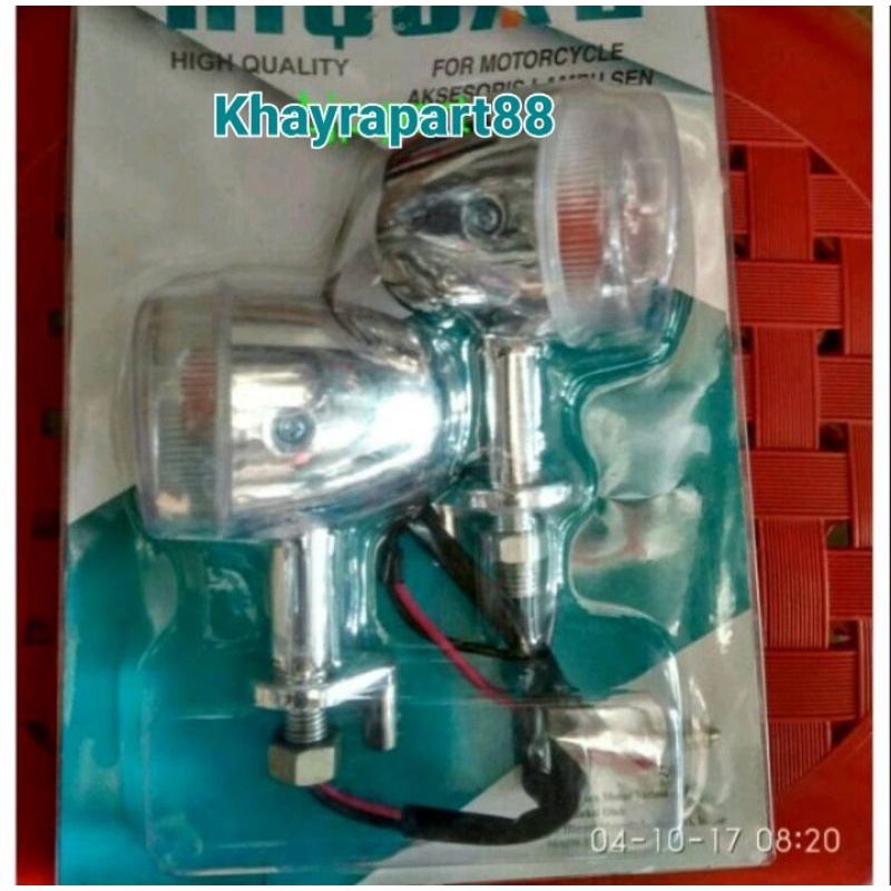Lampu sen belakang Honda Scoopy lama karbu
